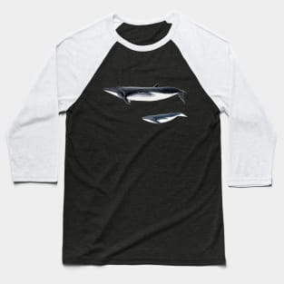 Bryde´s whale with baby whale Baseball T-Shirt